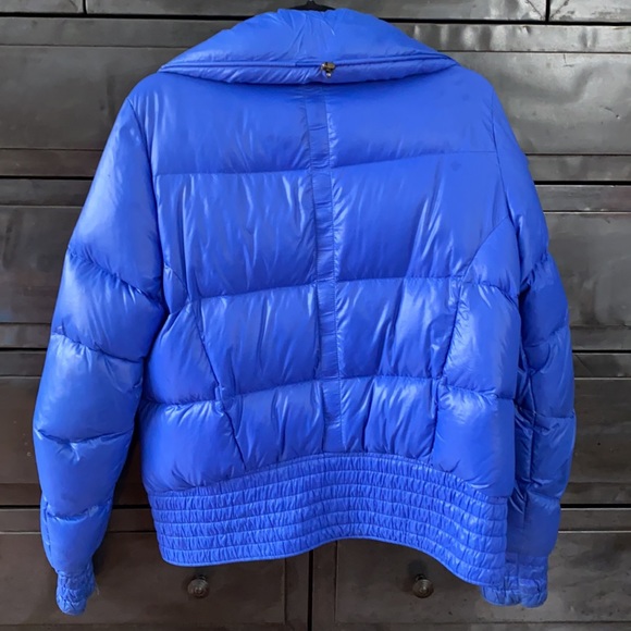 Ralph Lauren RLX Down Puffer Coat in Electric Blue, Size Medium - Picture 2 of 16